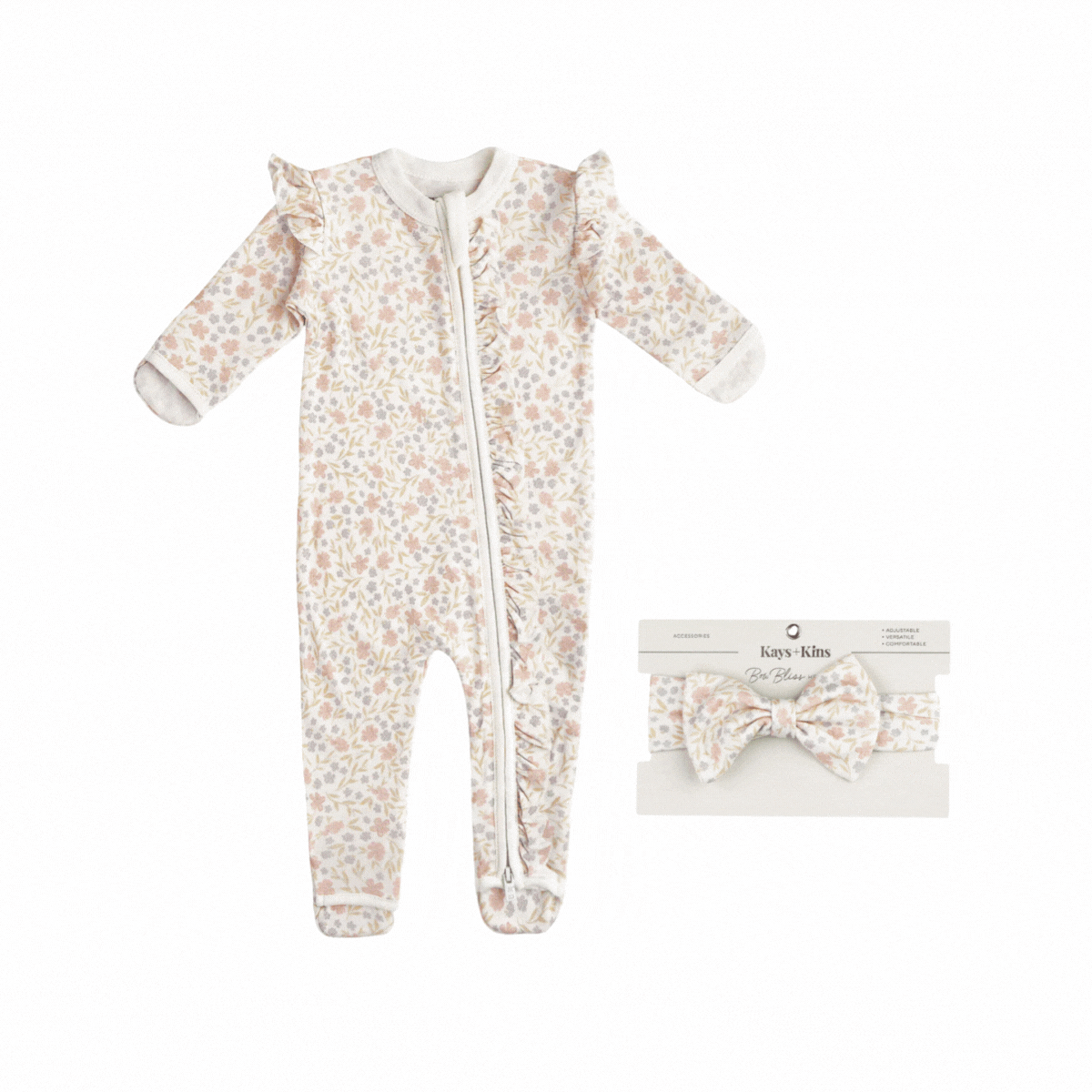 Frilled Growsuit + Headband