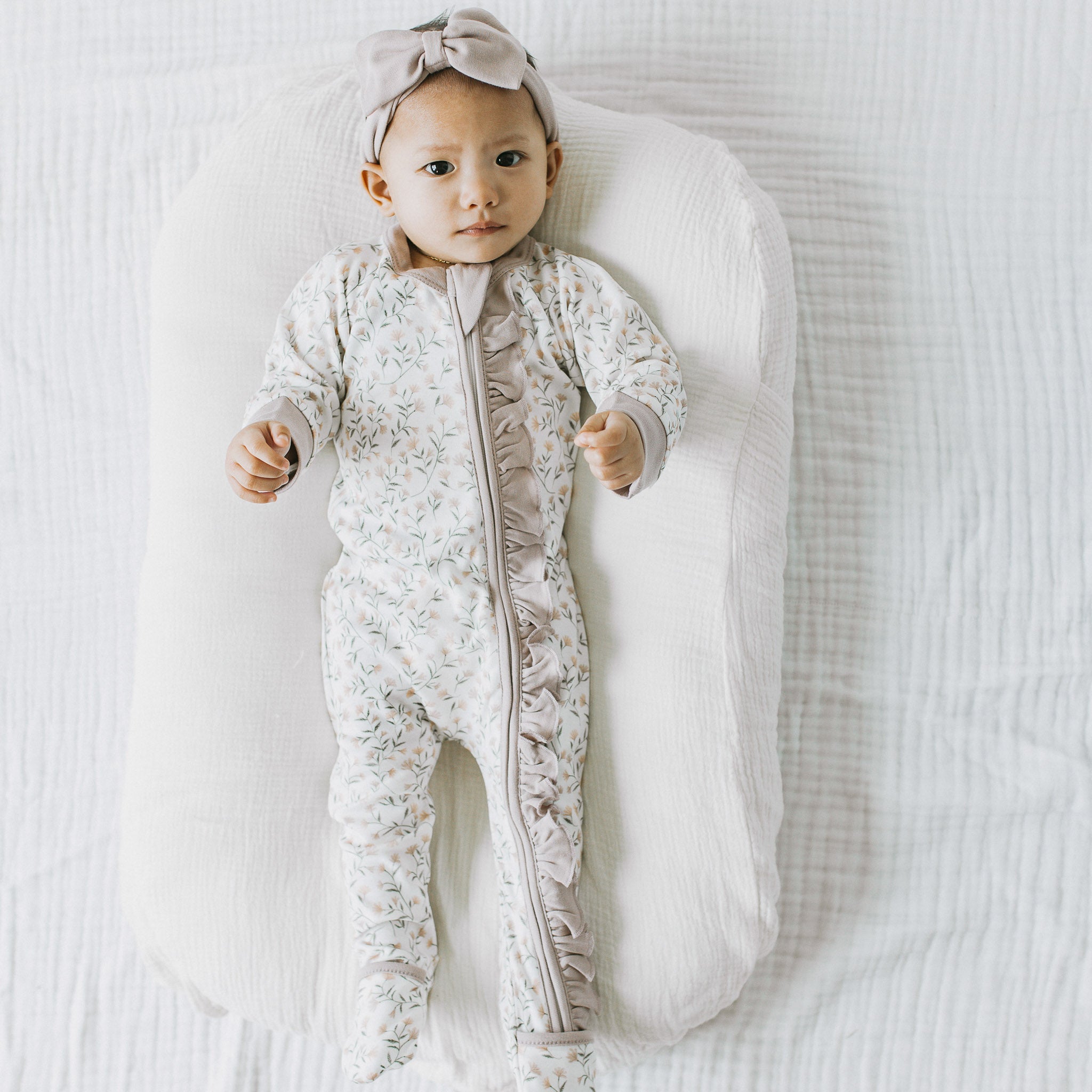 Frilled Growsuit - Wildflower Waltz