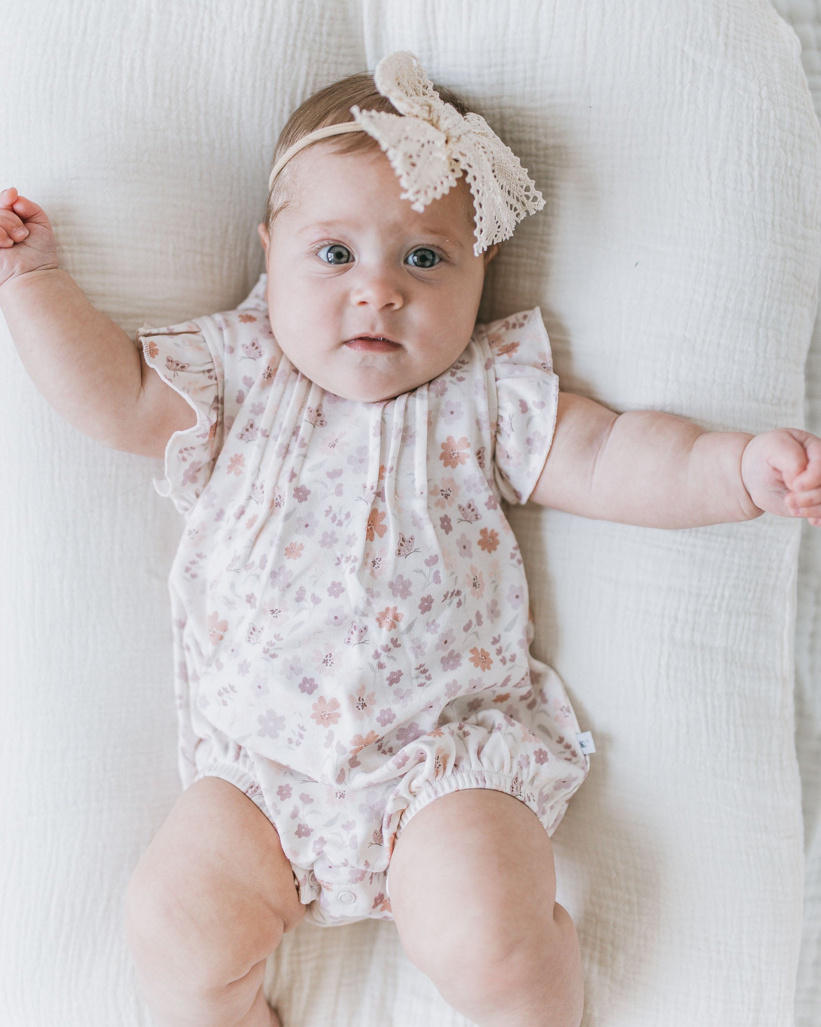 Flutter Romper - Blooming Lullaby