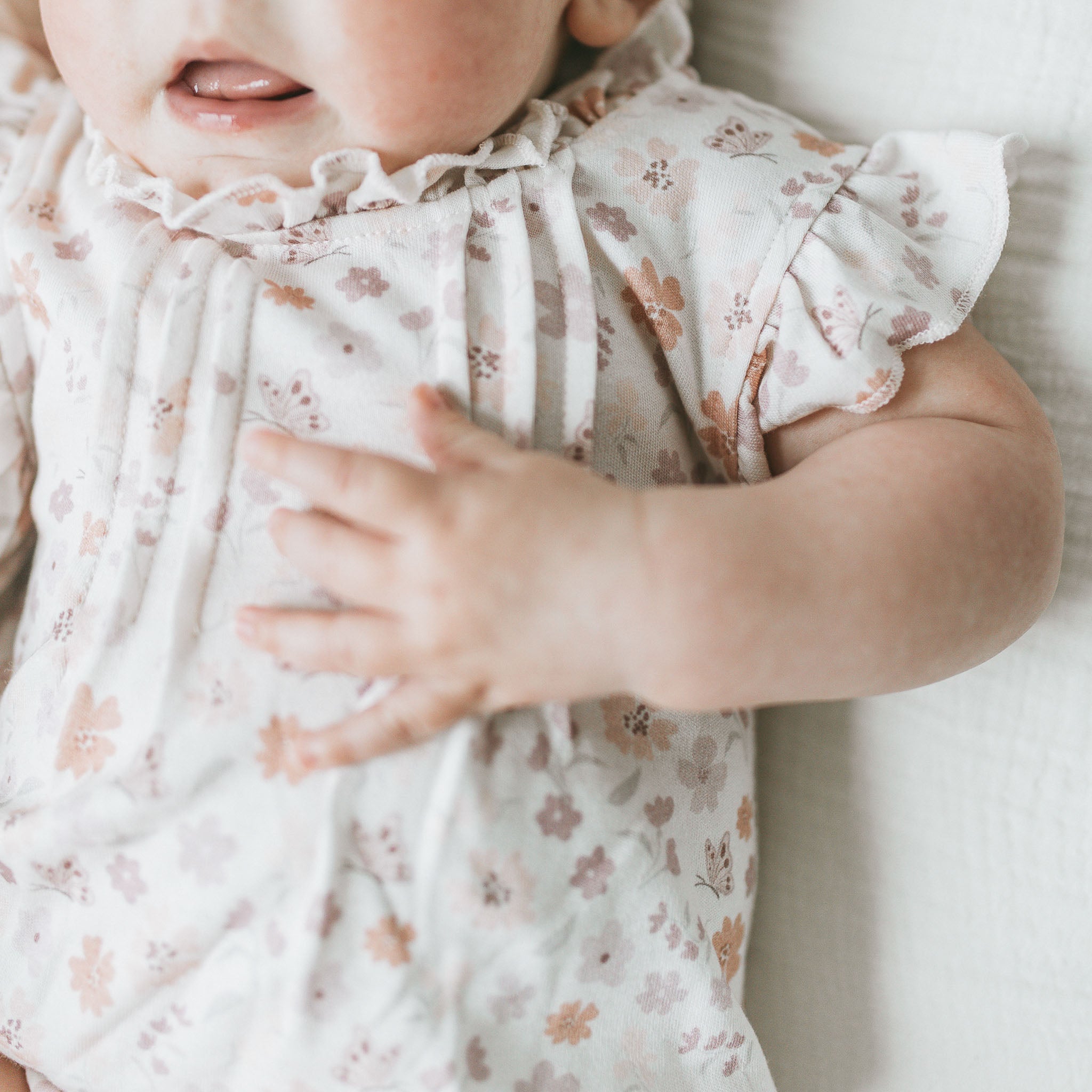Flutter Romper - Blooming Lullaby