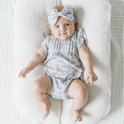 Flutter Romper - Twilight Blooms