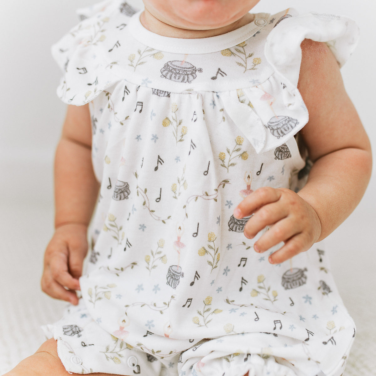 Frilled Playsuit - Ballet Reverie