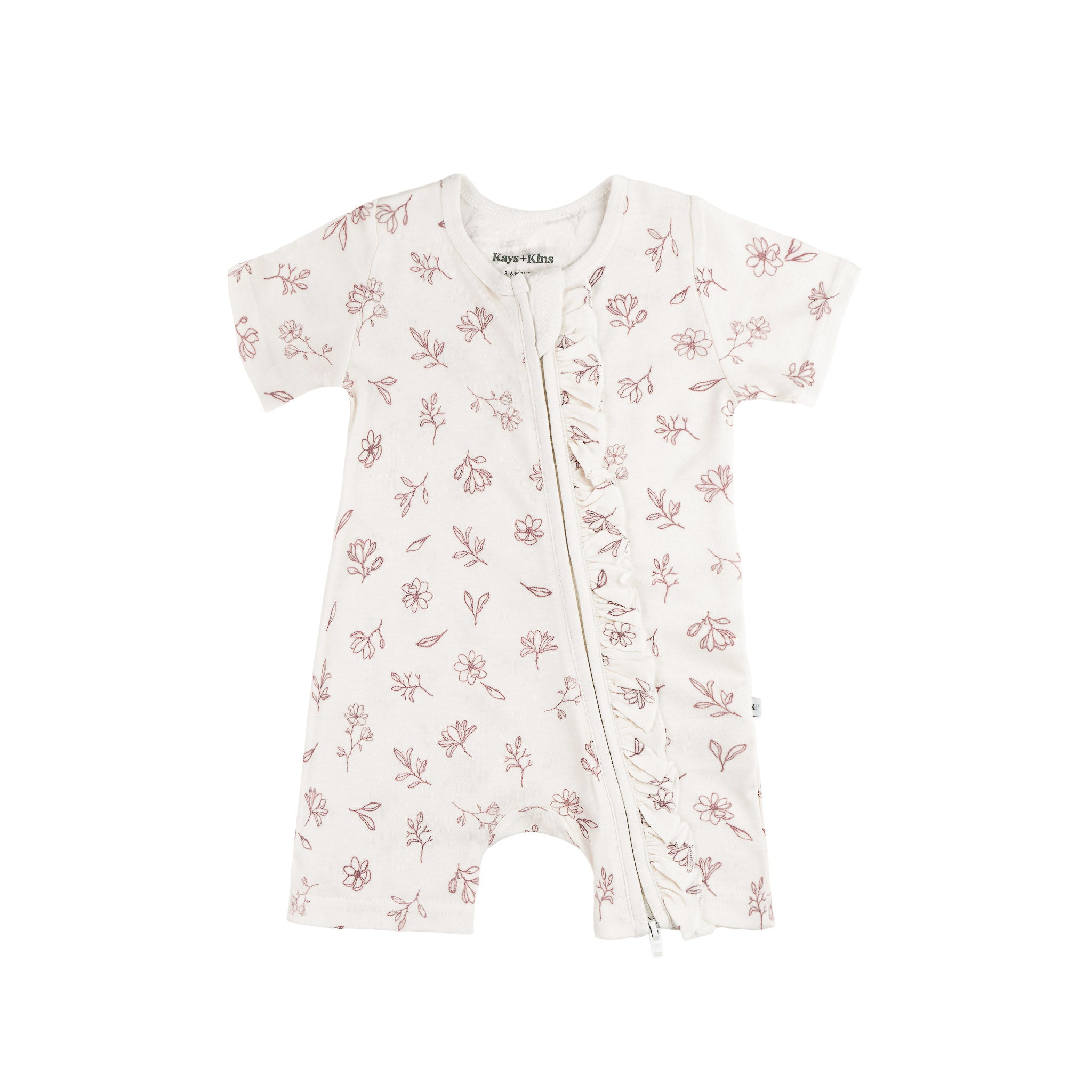 Frilled Zipsuit - Veloura Mist