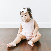 Pointelle Frilled Bubble Romper - Potpurri