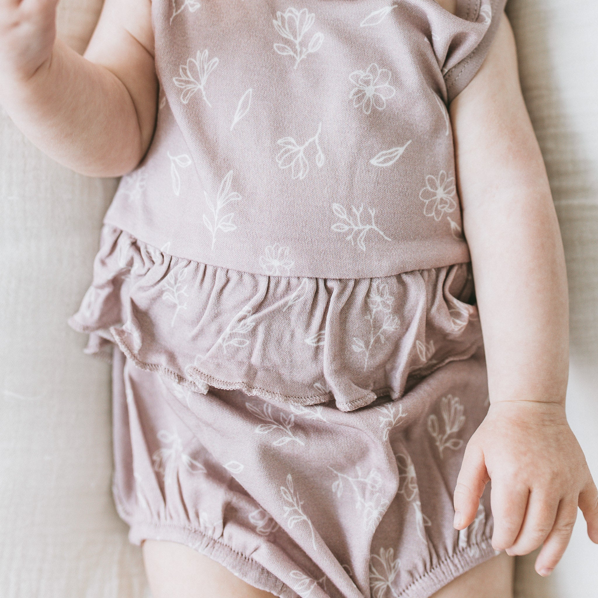 Frilled Bubble Romper - Veloura