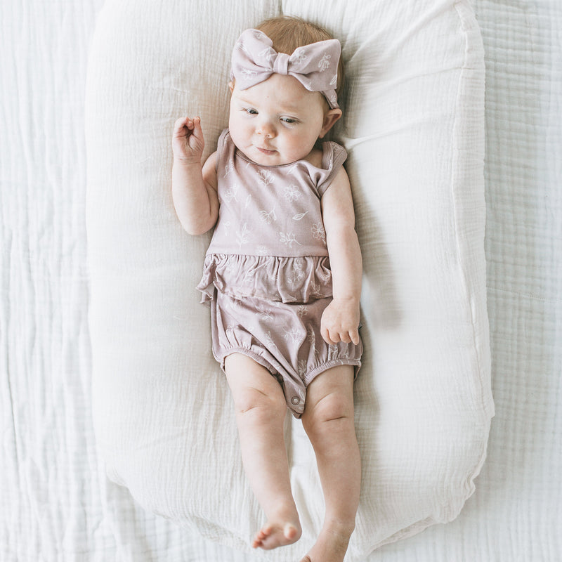 Frilled Bubble Romper - Veloura