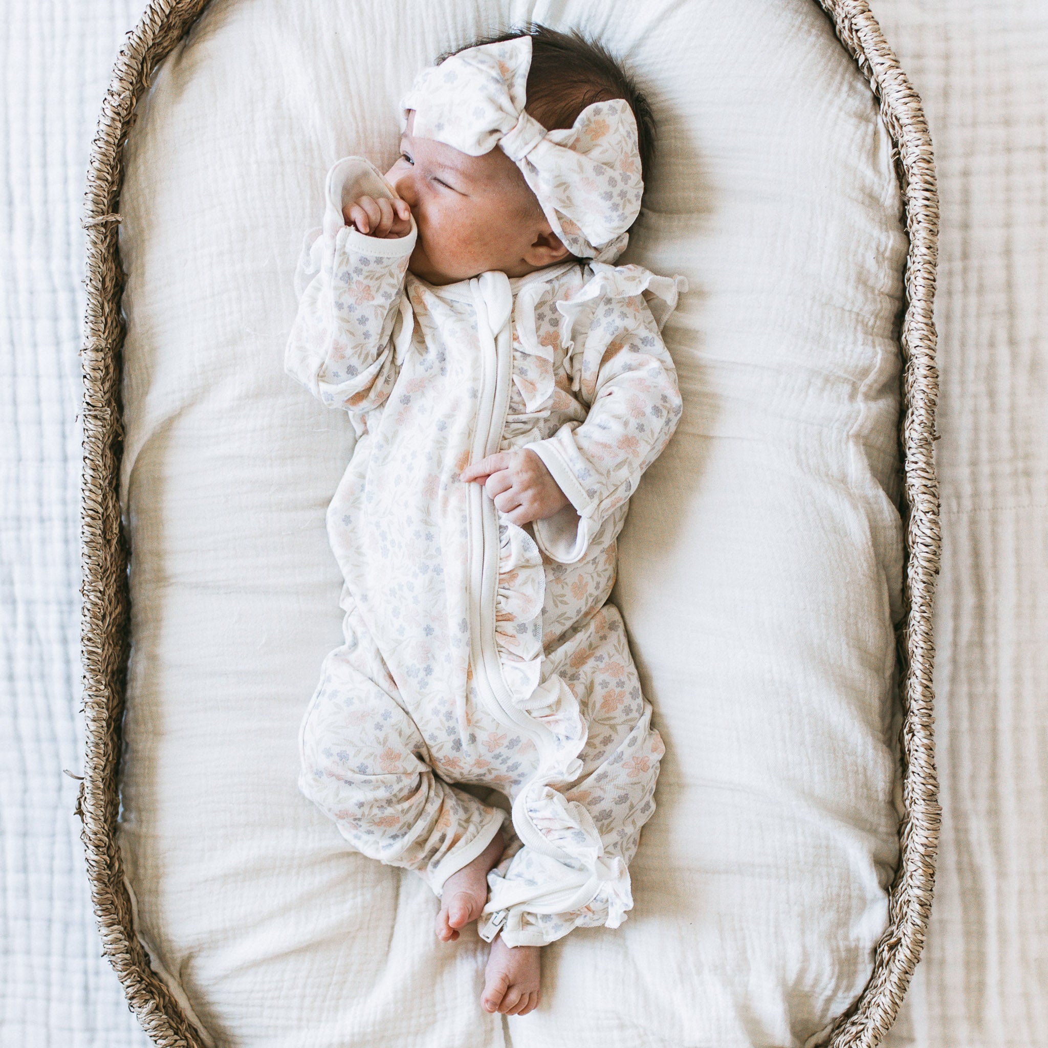 Frilled Growsuit + Headband