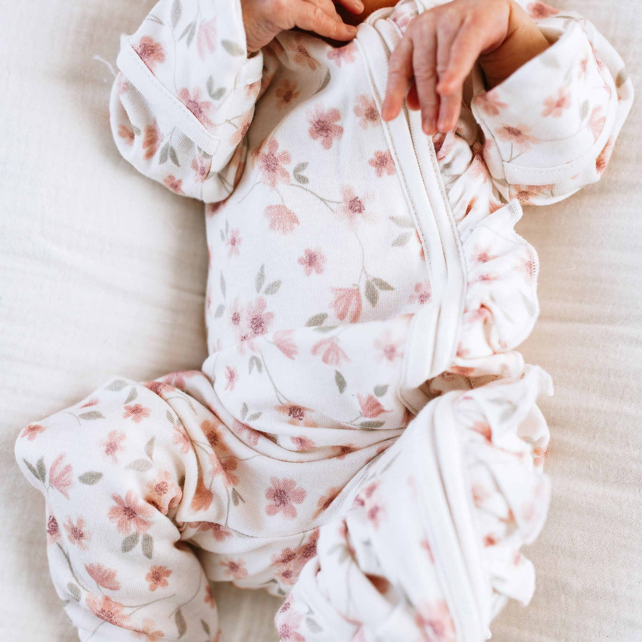 Frilled Growsuit - Sakura