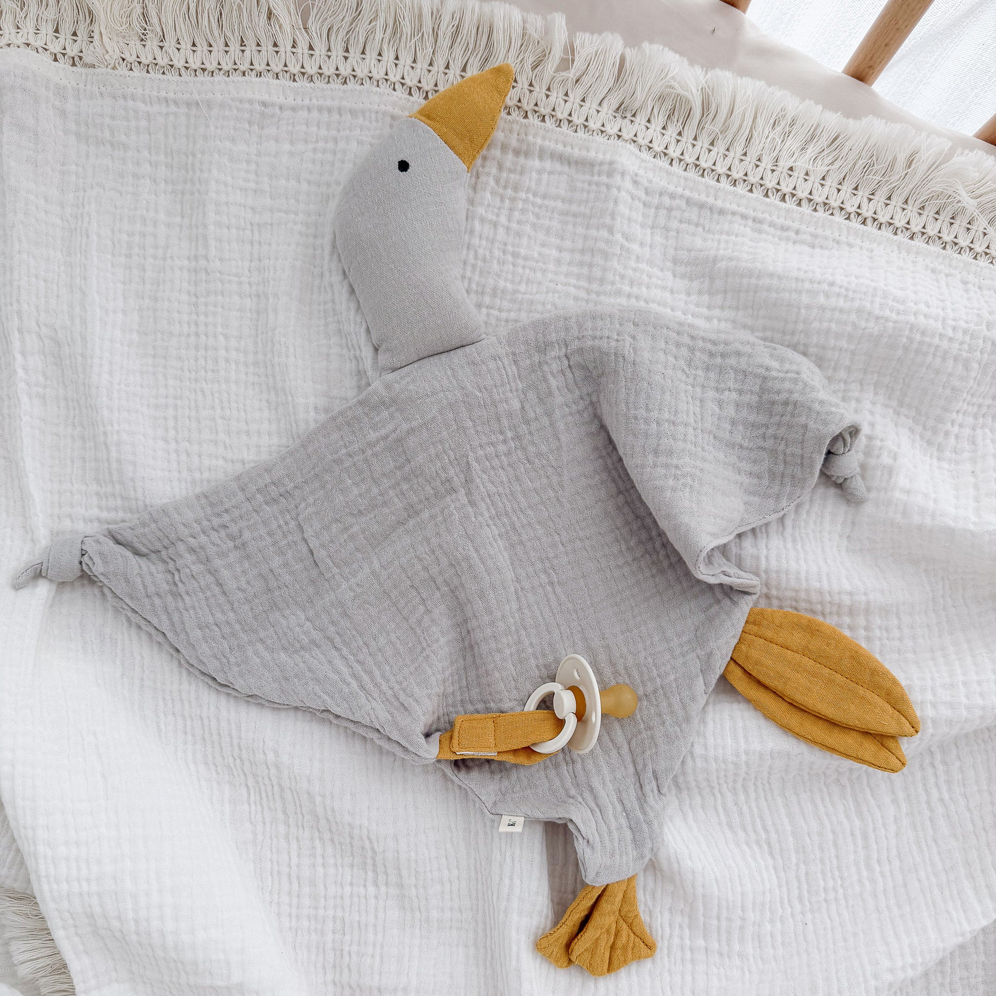 Goose Cuddly Blanket - Slate