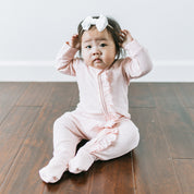 Pointelle Frilled Growsuit - Potpurri