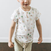 Henley Tee - Sunny Park