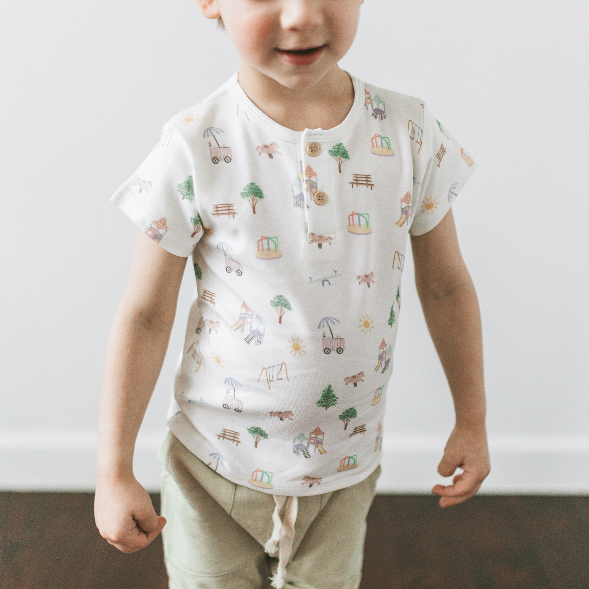 Henley Tee - Sunny Park