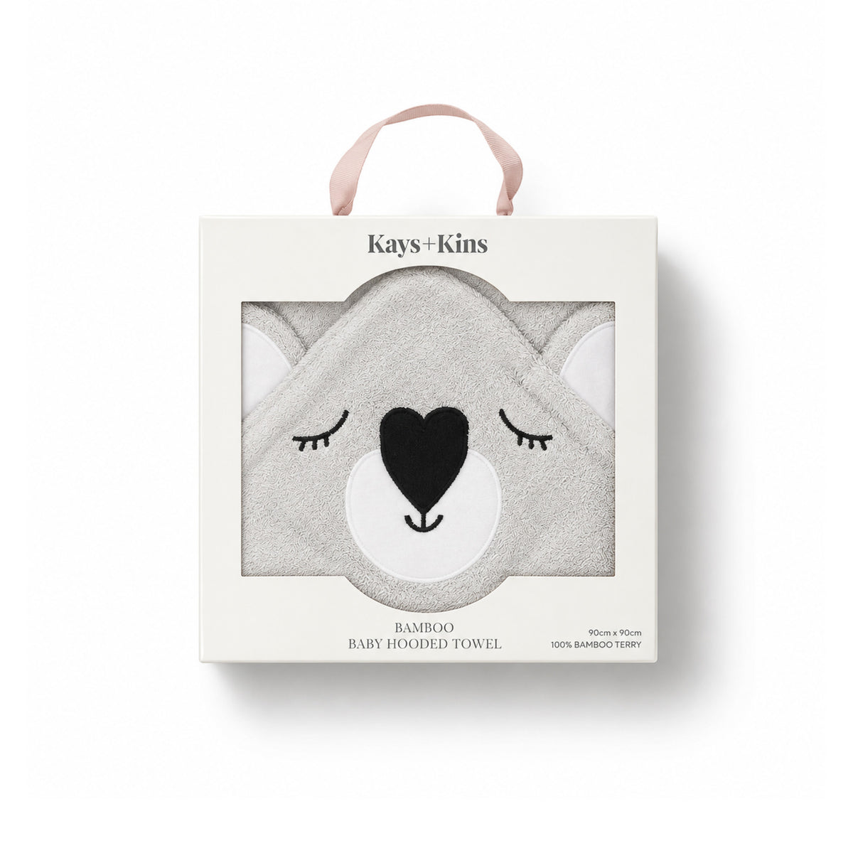 100% Bamboo Hooded Towel - Koala