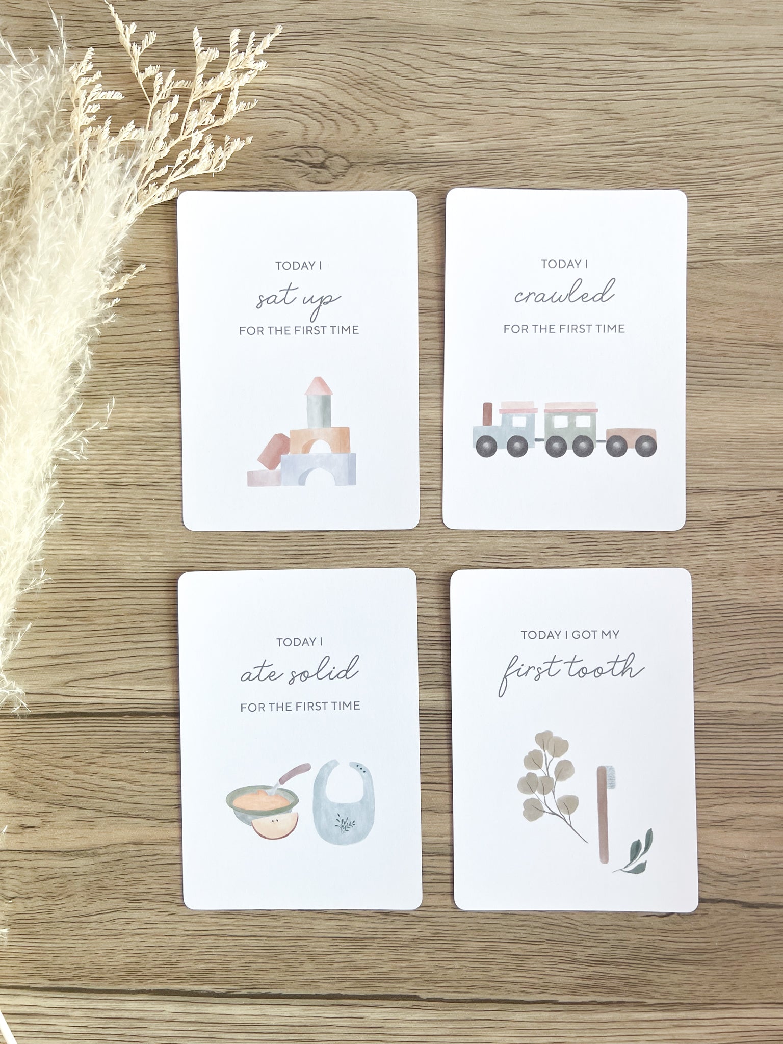 Baby First Milestone Cards