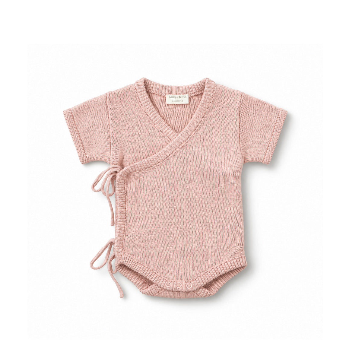 Knit Kimono-Muted Blush