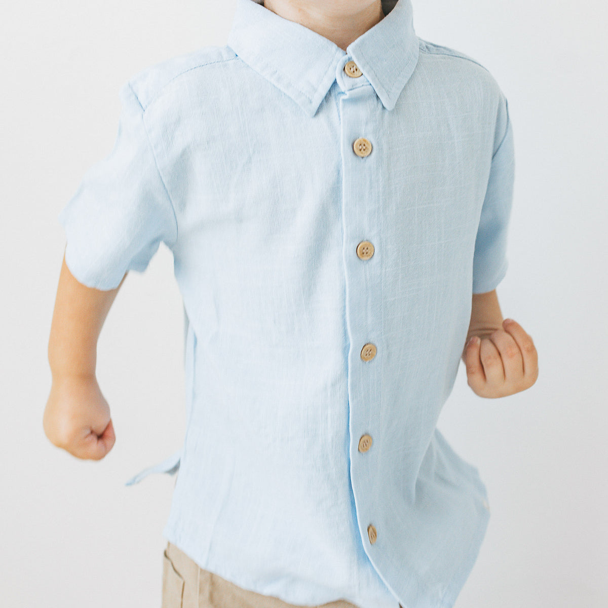 Linen Shirt - Grey Mist