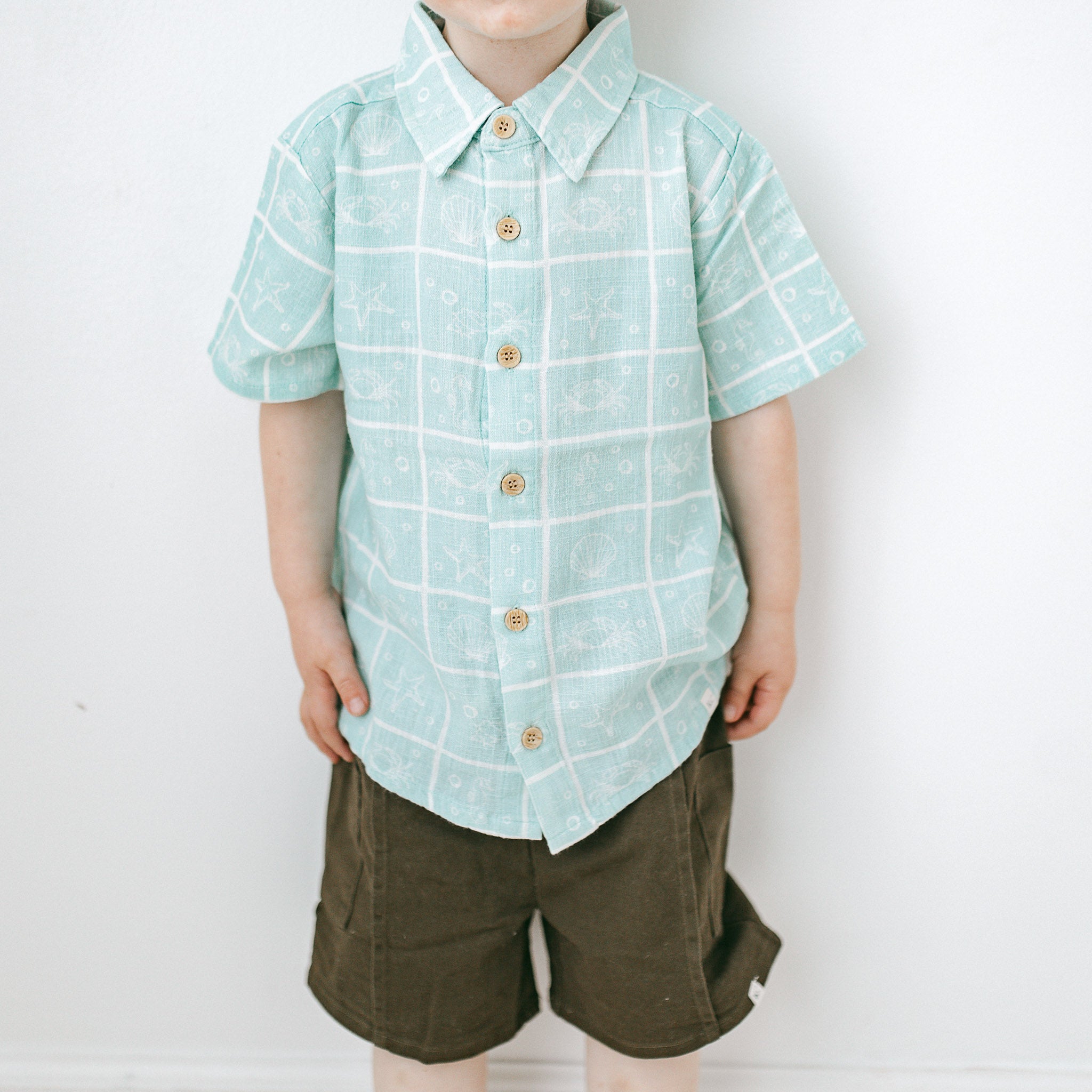 Linen Shirt - Seafoam