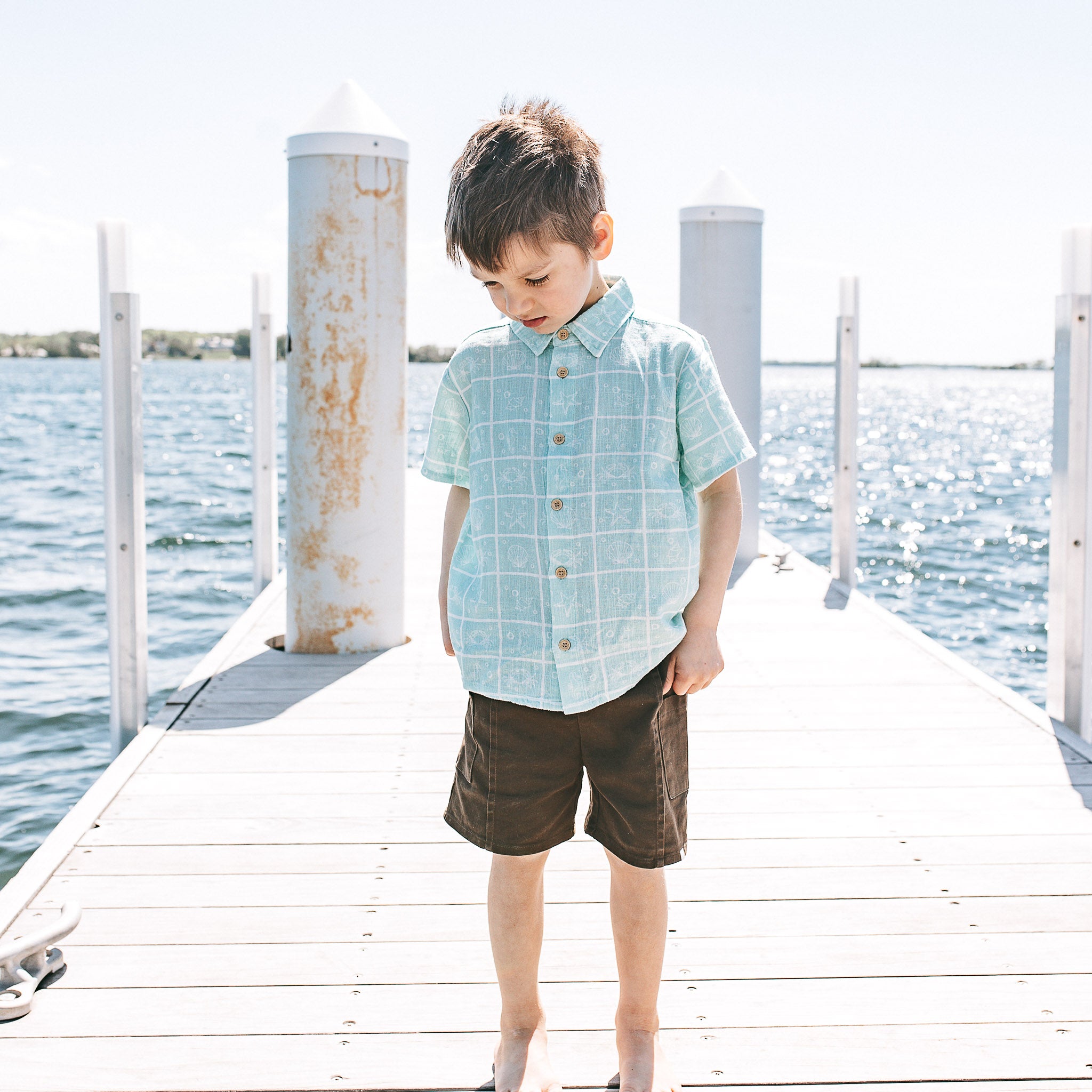 Linen Shirt - Seafoam