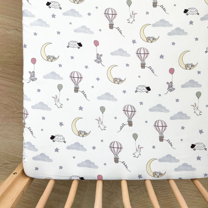Bamboo Crib Sheet - Lullaby Sky