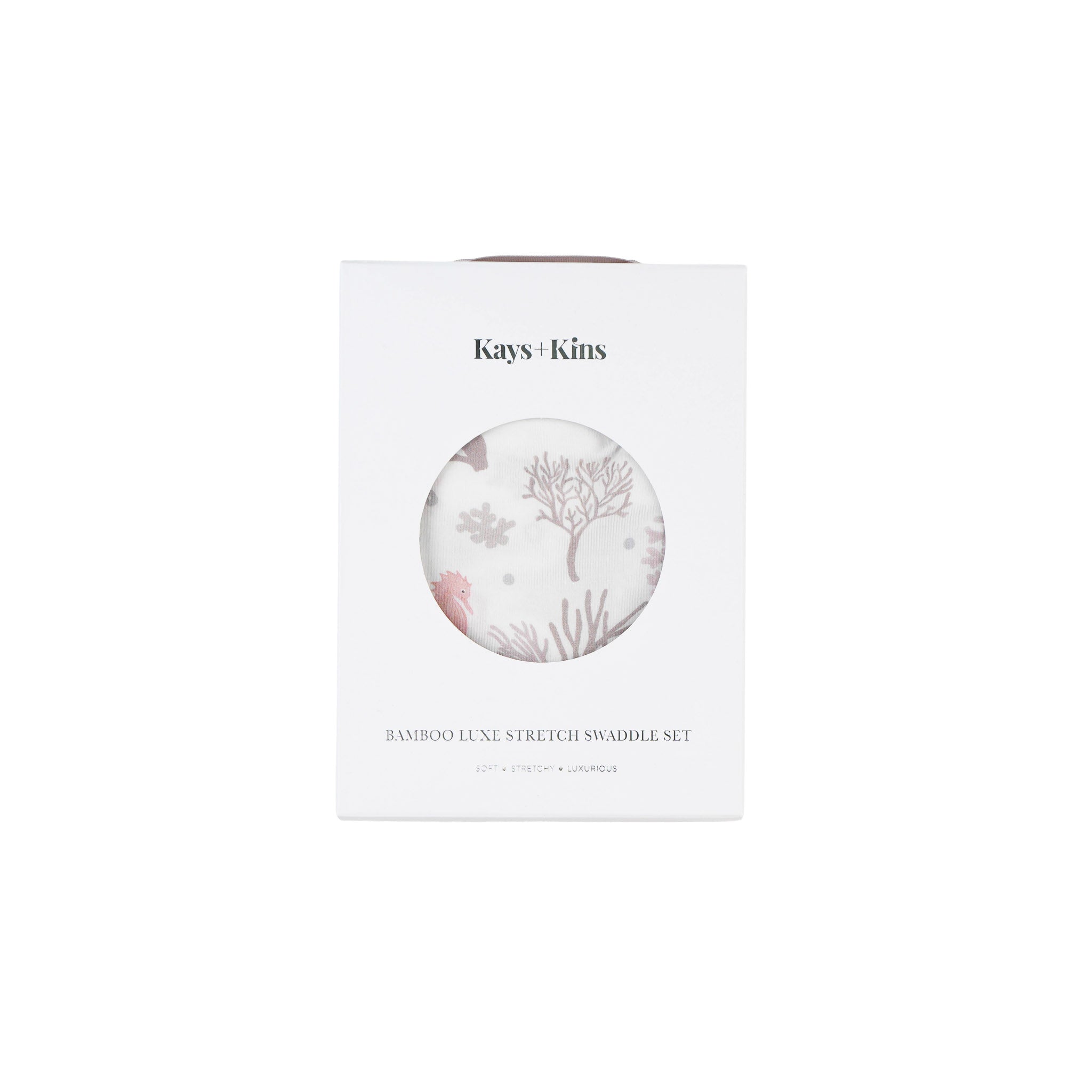 Bamboo Luxe Swaddle Set -Seahorse Cove