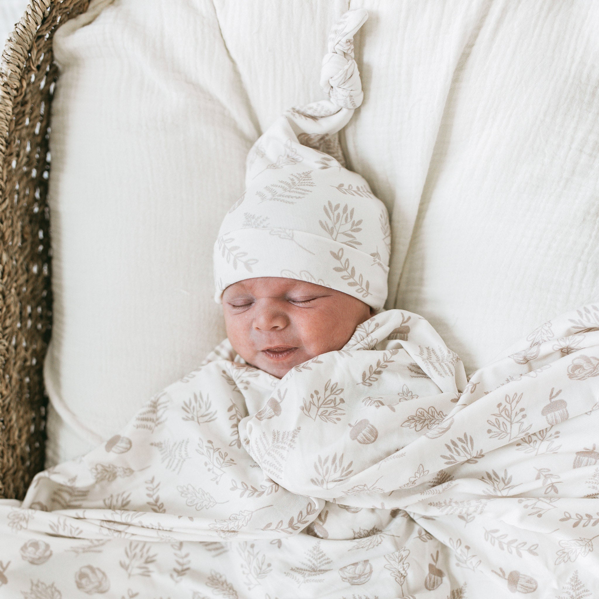 Bamboo Luxe Swaddle Set - Botanical Breeze