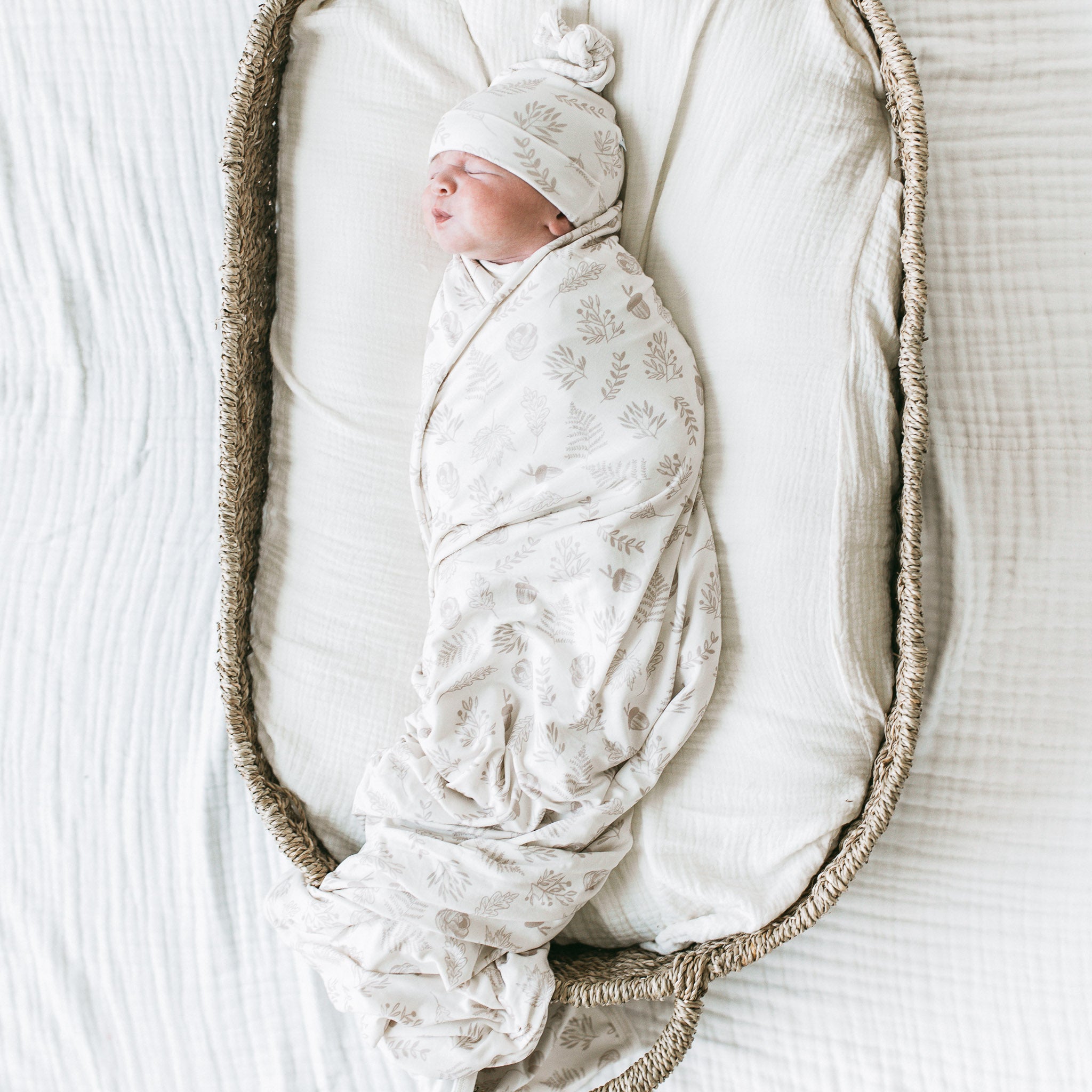 Bamboo Luxe Swaddle Set - Botanical Breeze