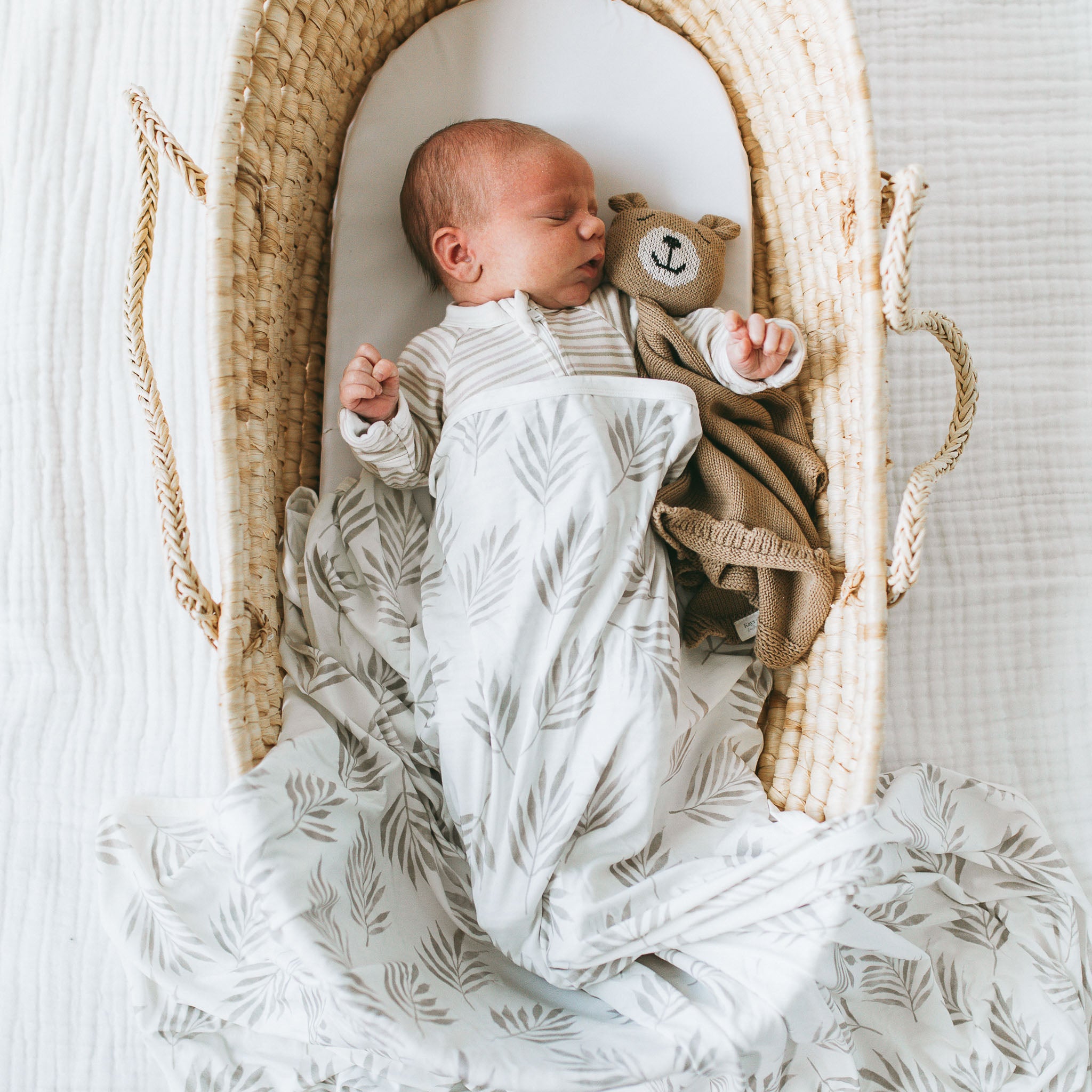 Bamboo Luxe Swaddle Set - Sagewood