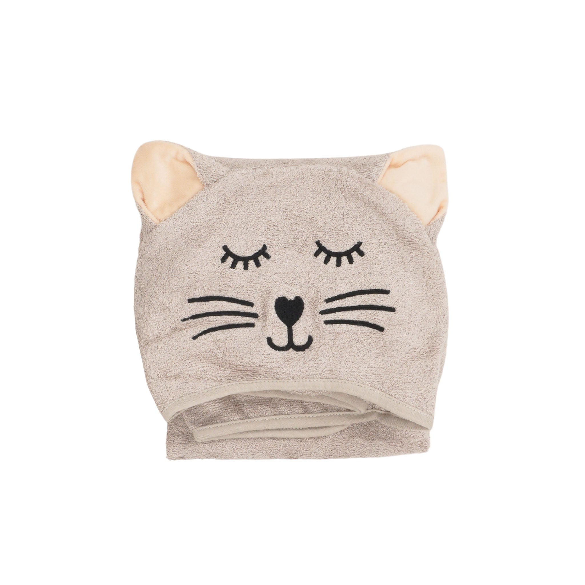 100% Bamboo Hooded Towel - Kitten