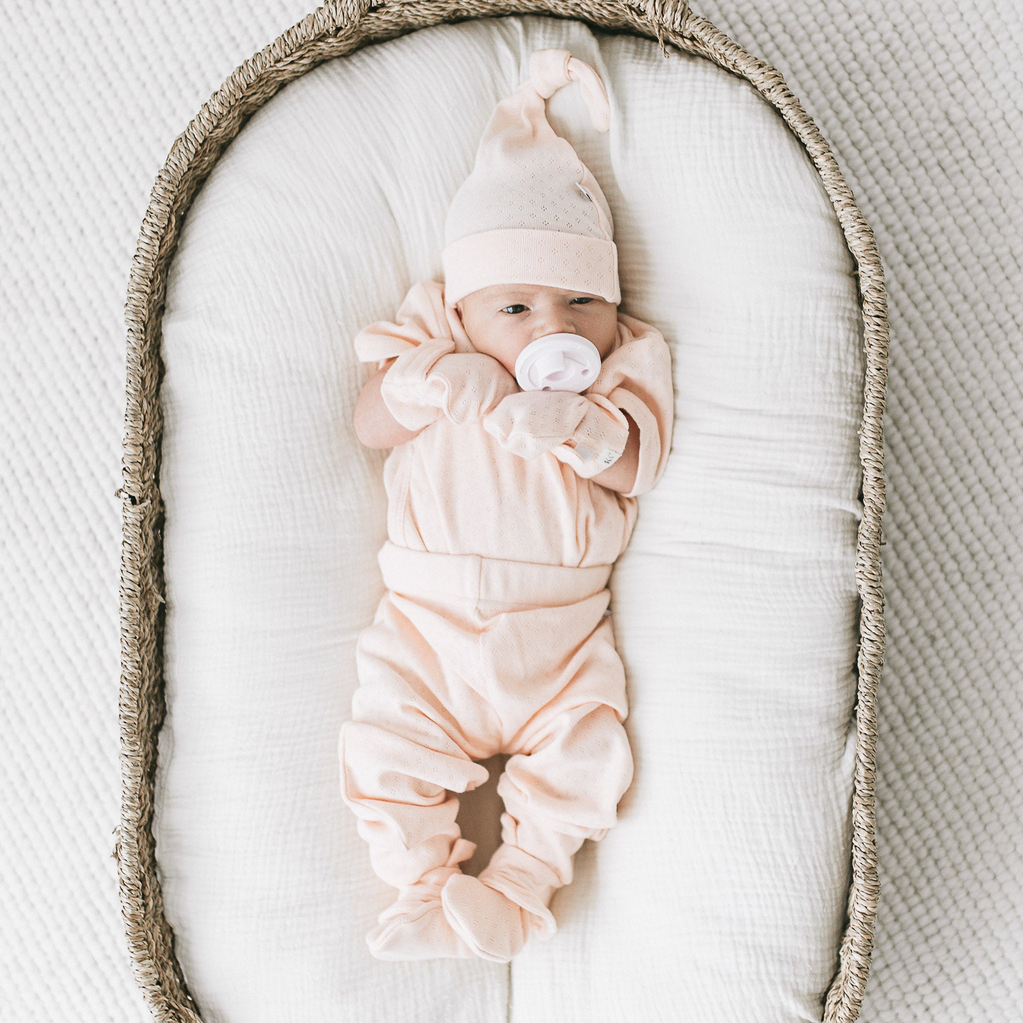 Newborn Kimono Set-Blush Taupe