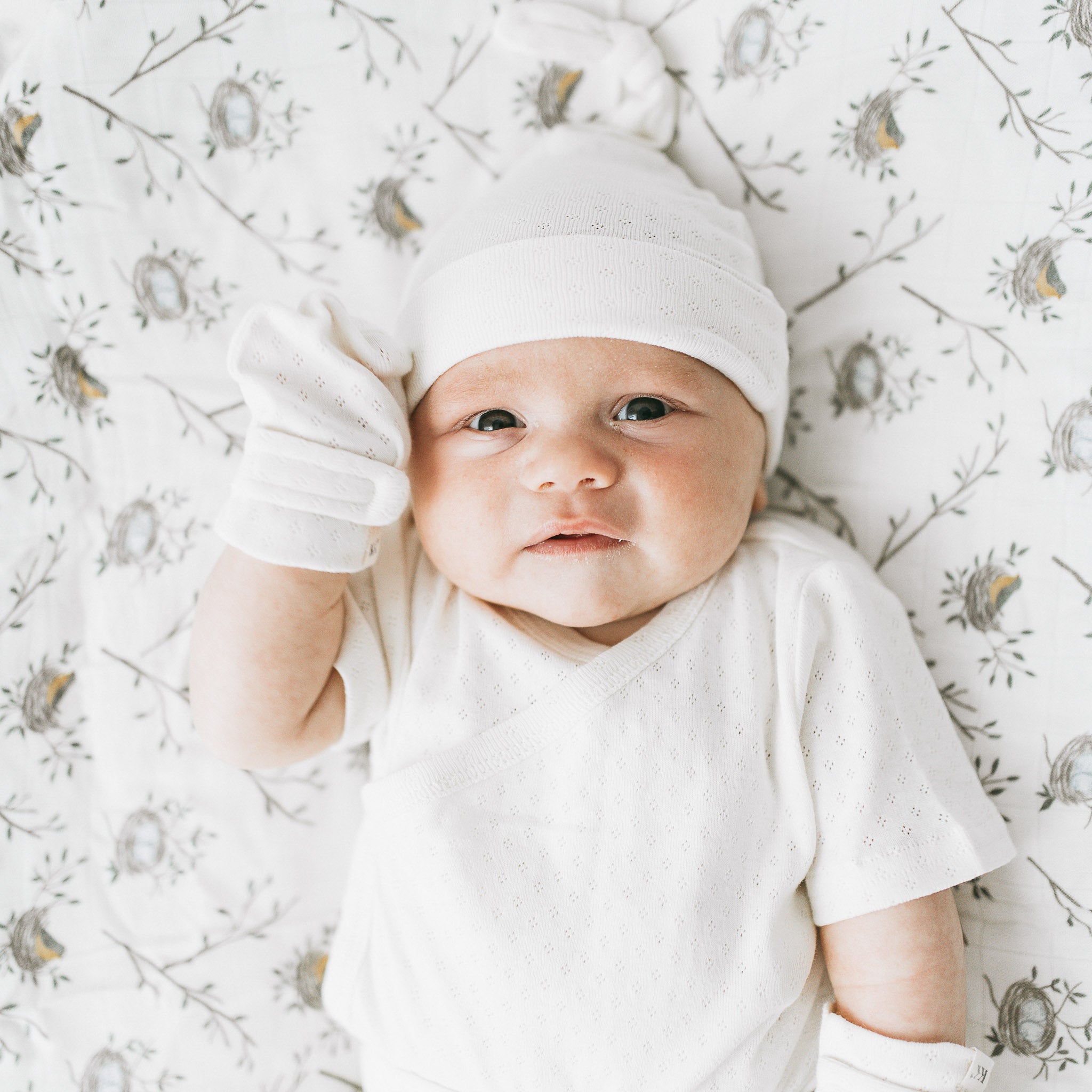 Newborn Kimono Set-Warm Ivory