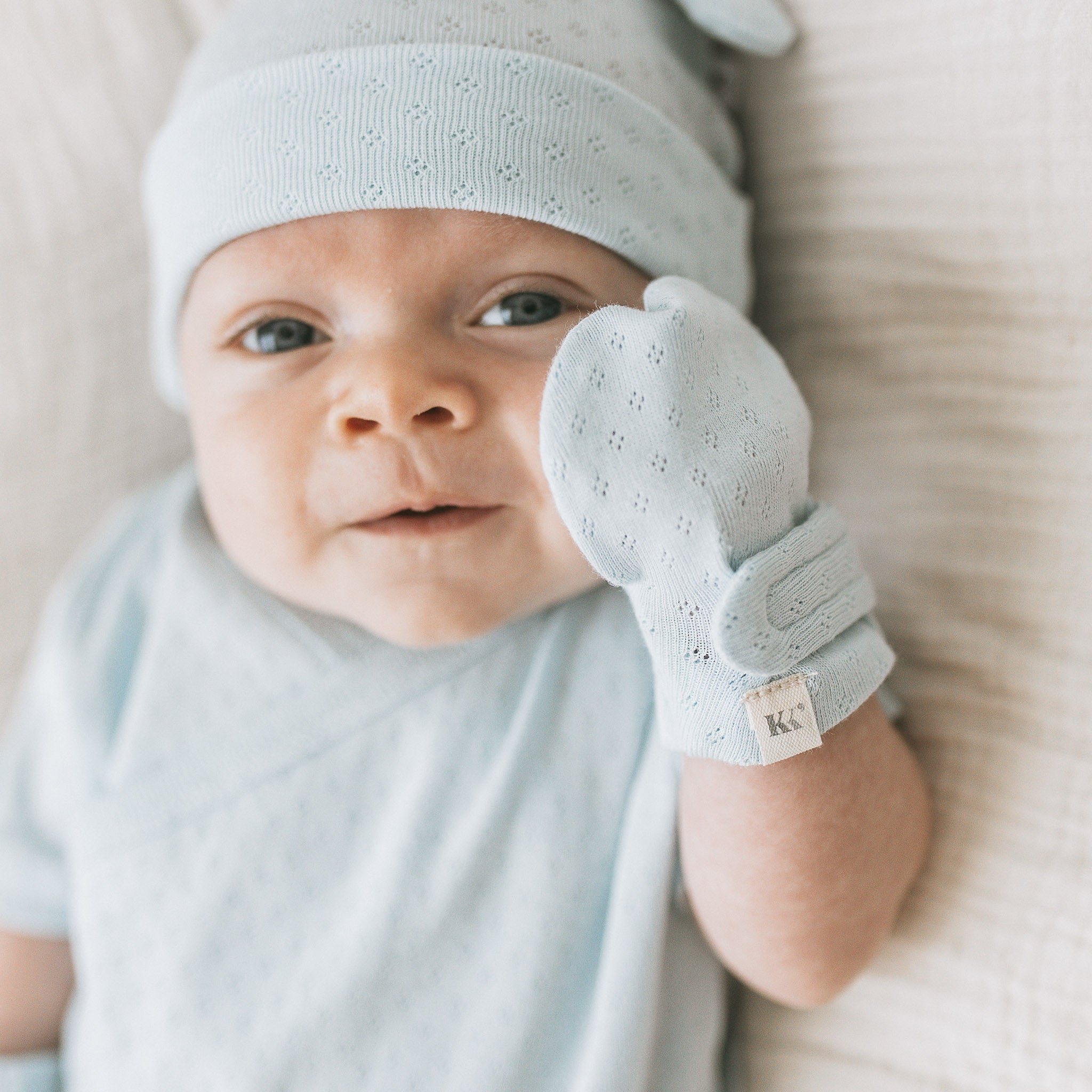 Newborn Kimono Set-Cloud Blue