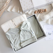 New Baby Kimono and Blanket Gift Set