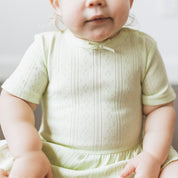 Pointelle Dress - Jade