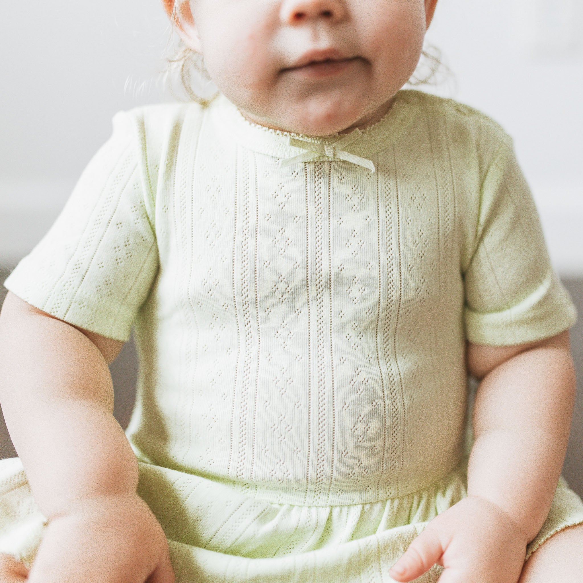 Pointelle Dress - Jade