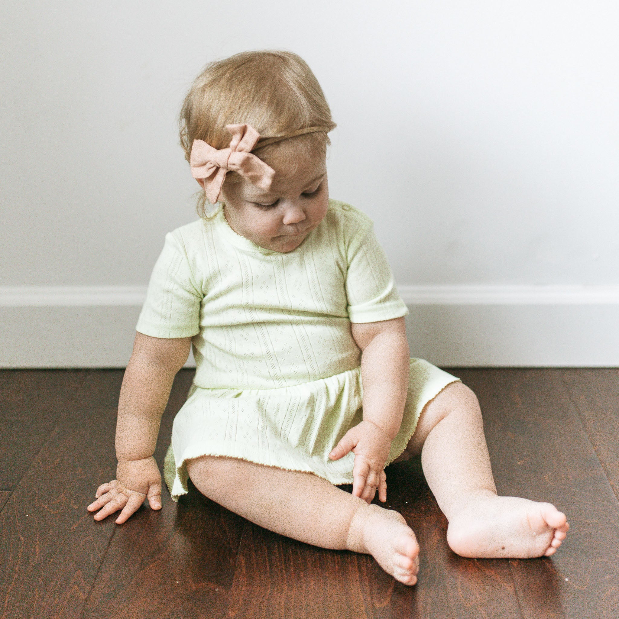 Pointelle Dress - Jade