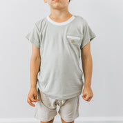 Pocket Tee -Wooly Grey