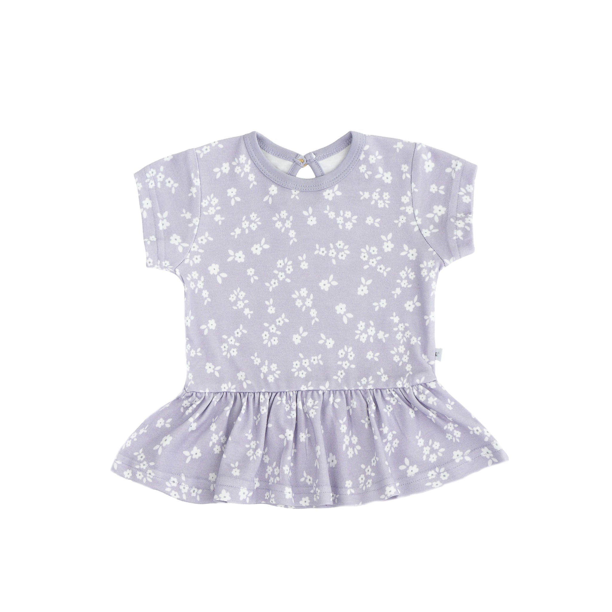 Peplum Top - Twilight Blooms