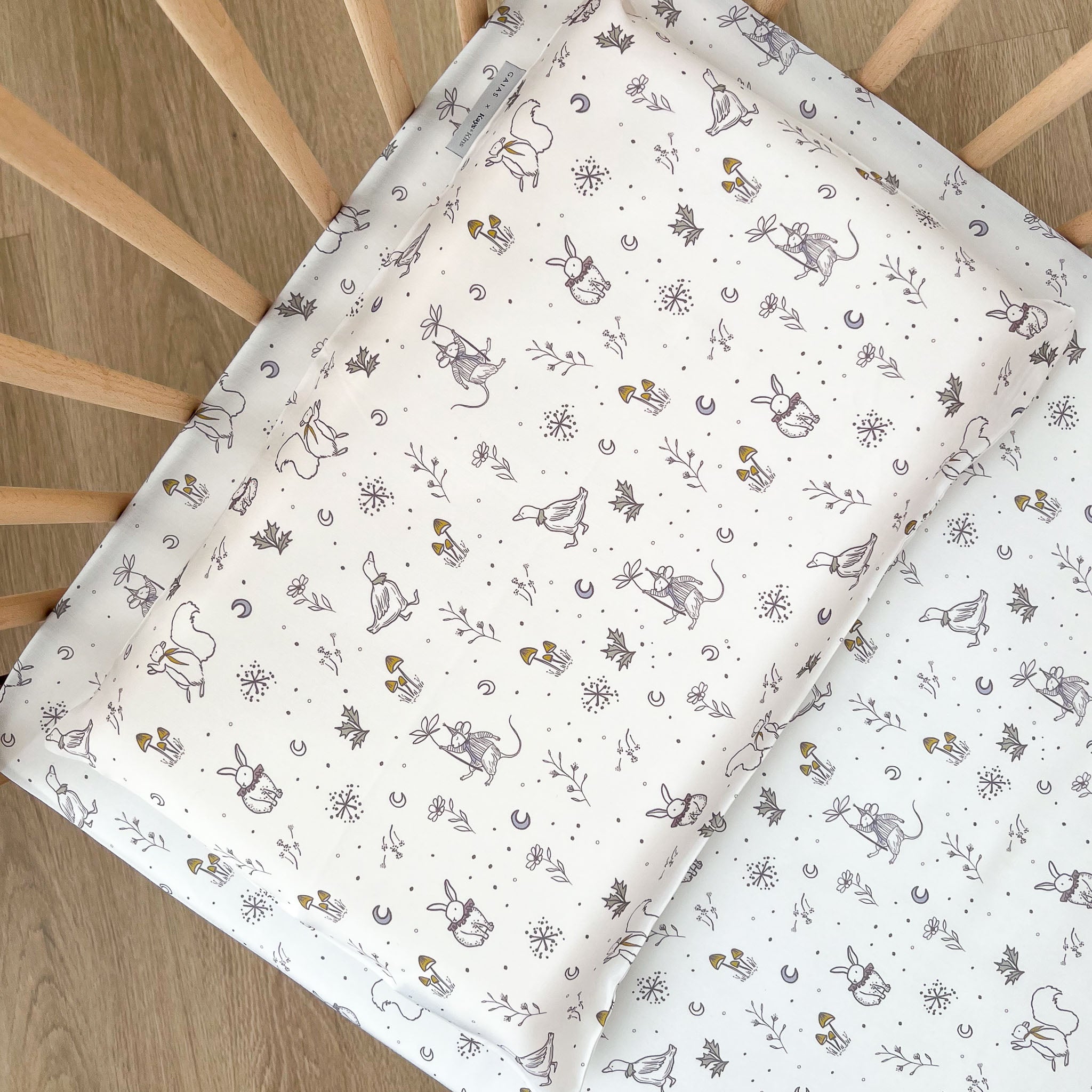 Duvet + Fitted Crib Sheet Set - Enchanted Eve
