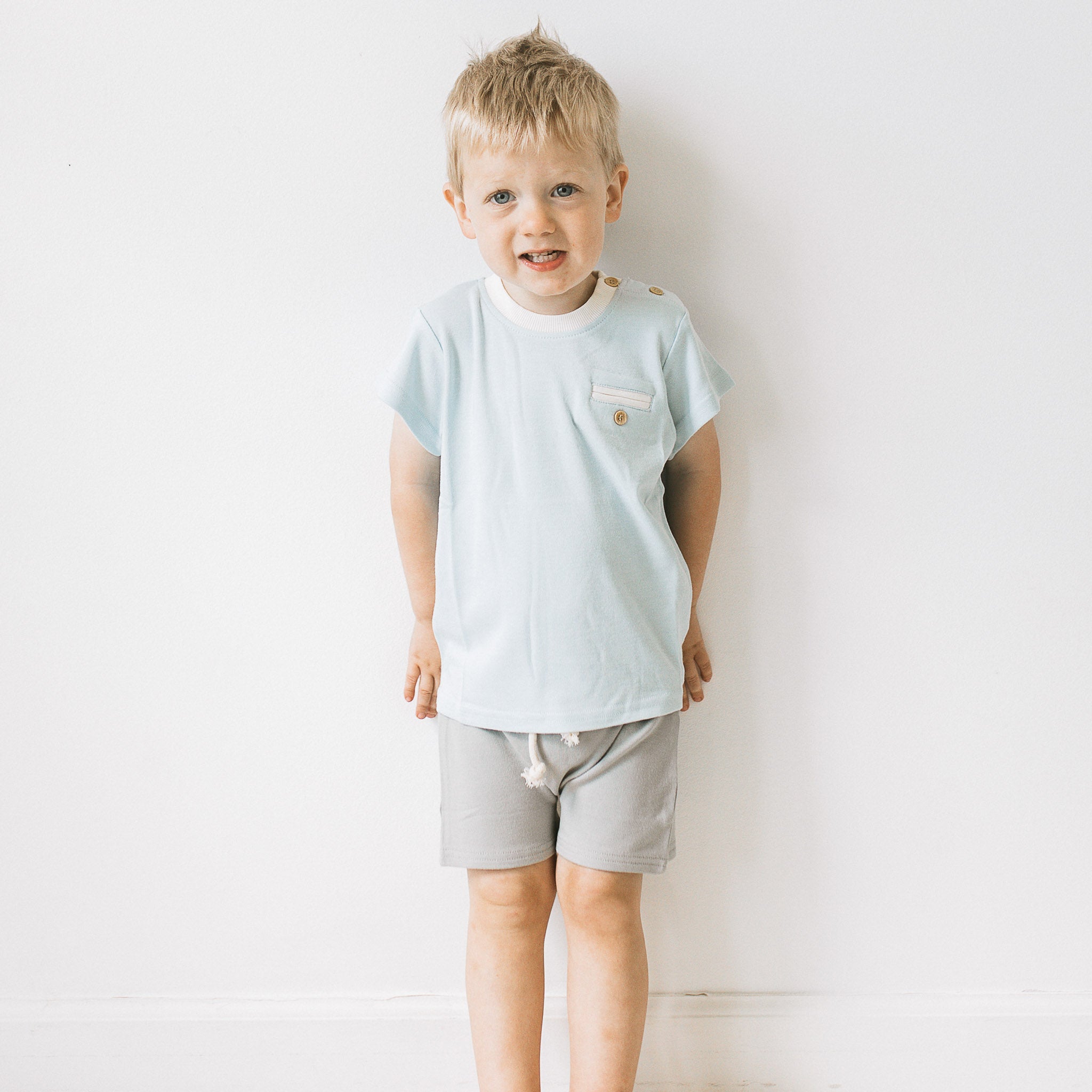 Pocket Tee - Cloud Blue