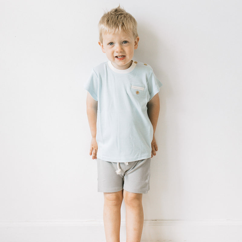 Pocket Tee - Cloud Blue
