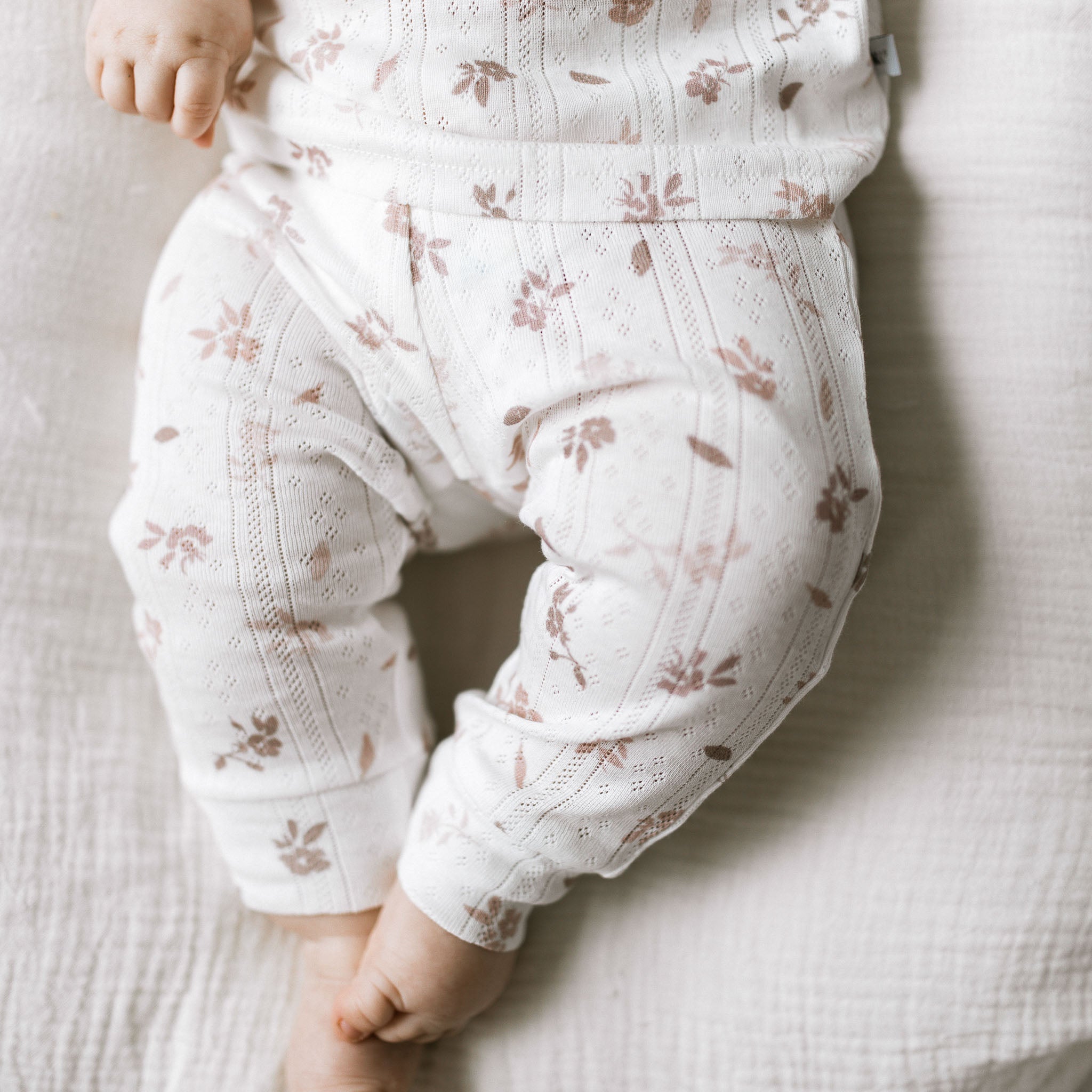 Pointelle Top + Leggings - Roselle