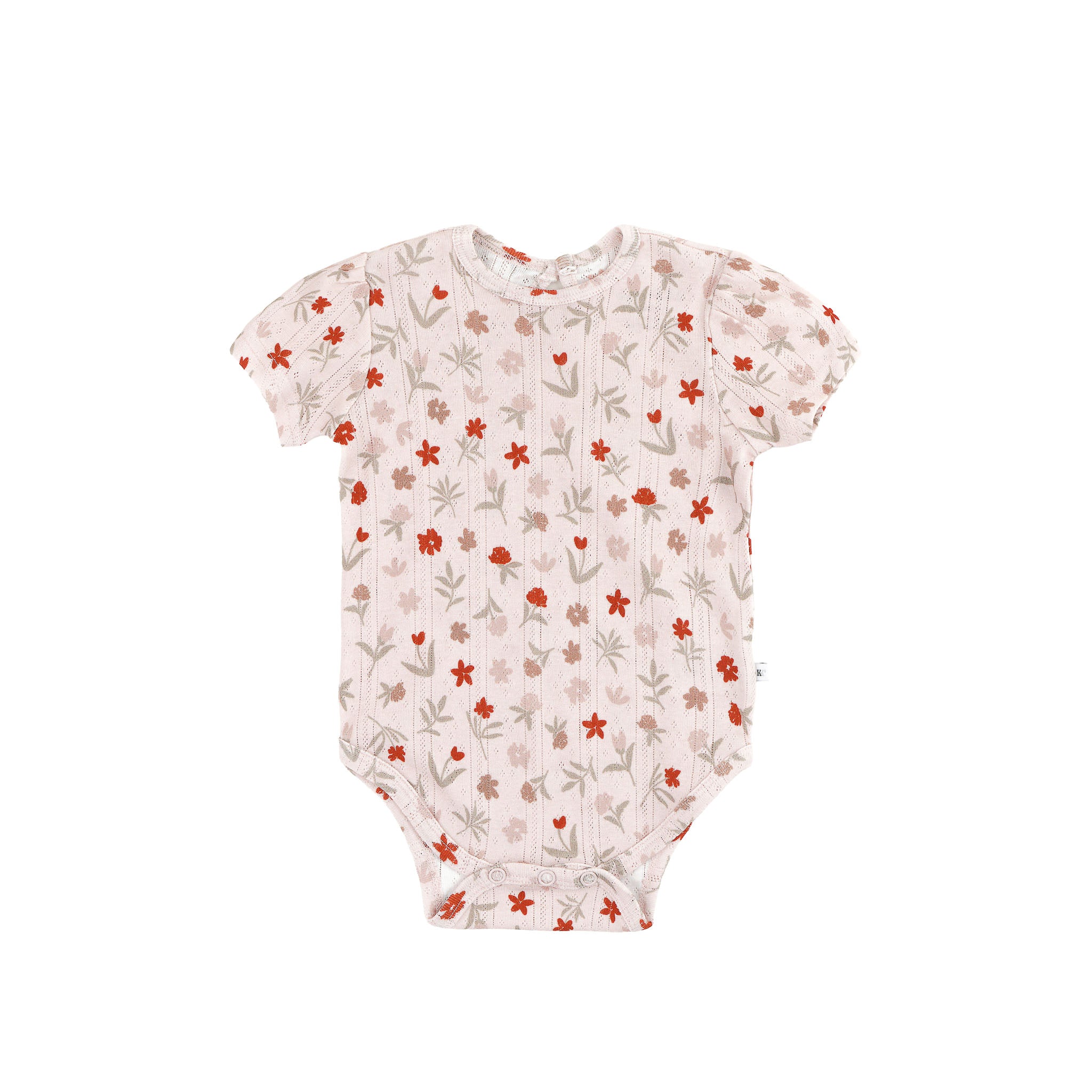 Pointelle Puff Sleeves Bodysuit - Posie