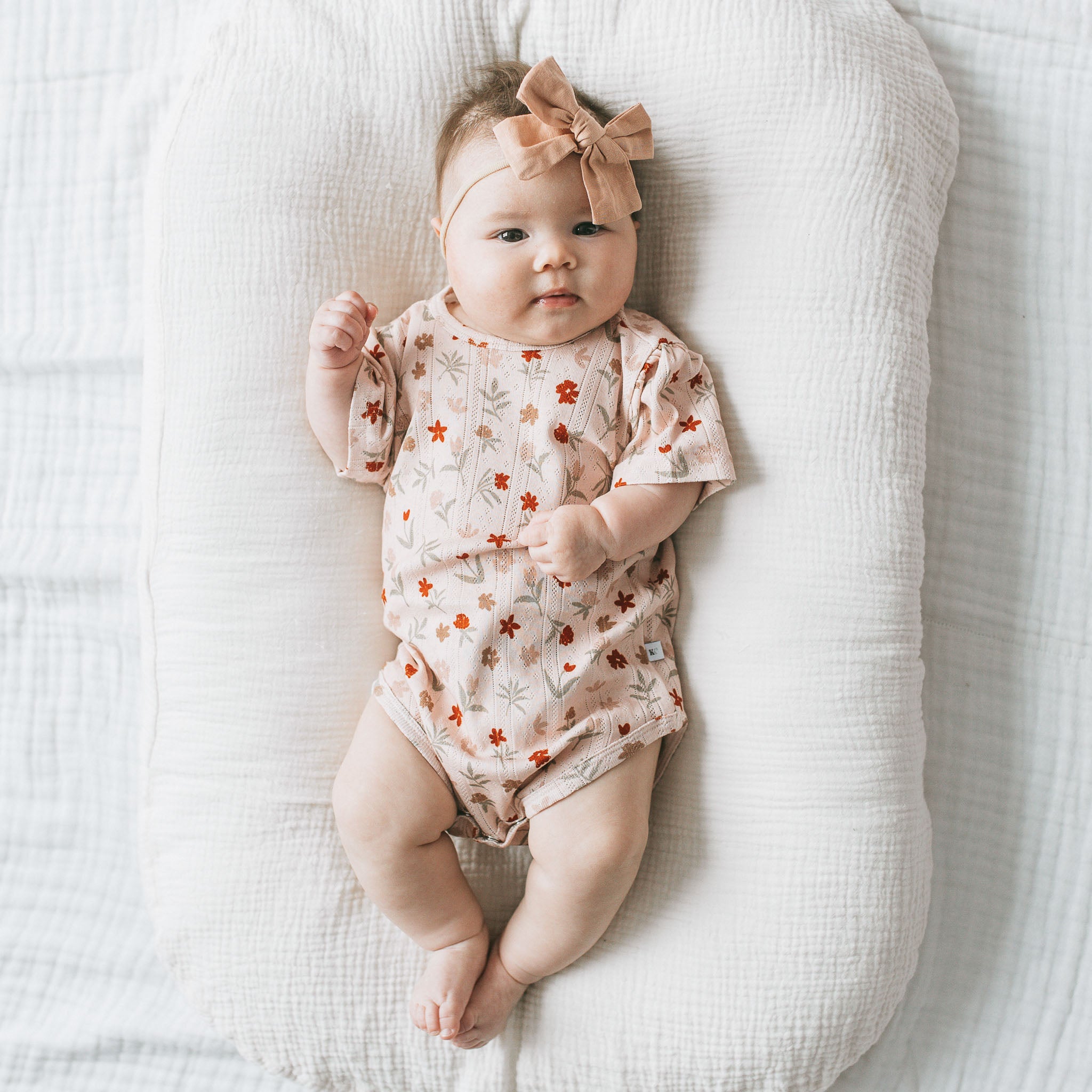 Pointelle Puff Sleeves Bodysuit - Posie