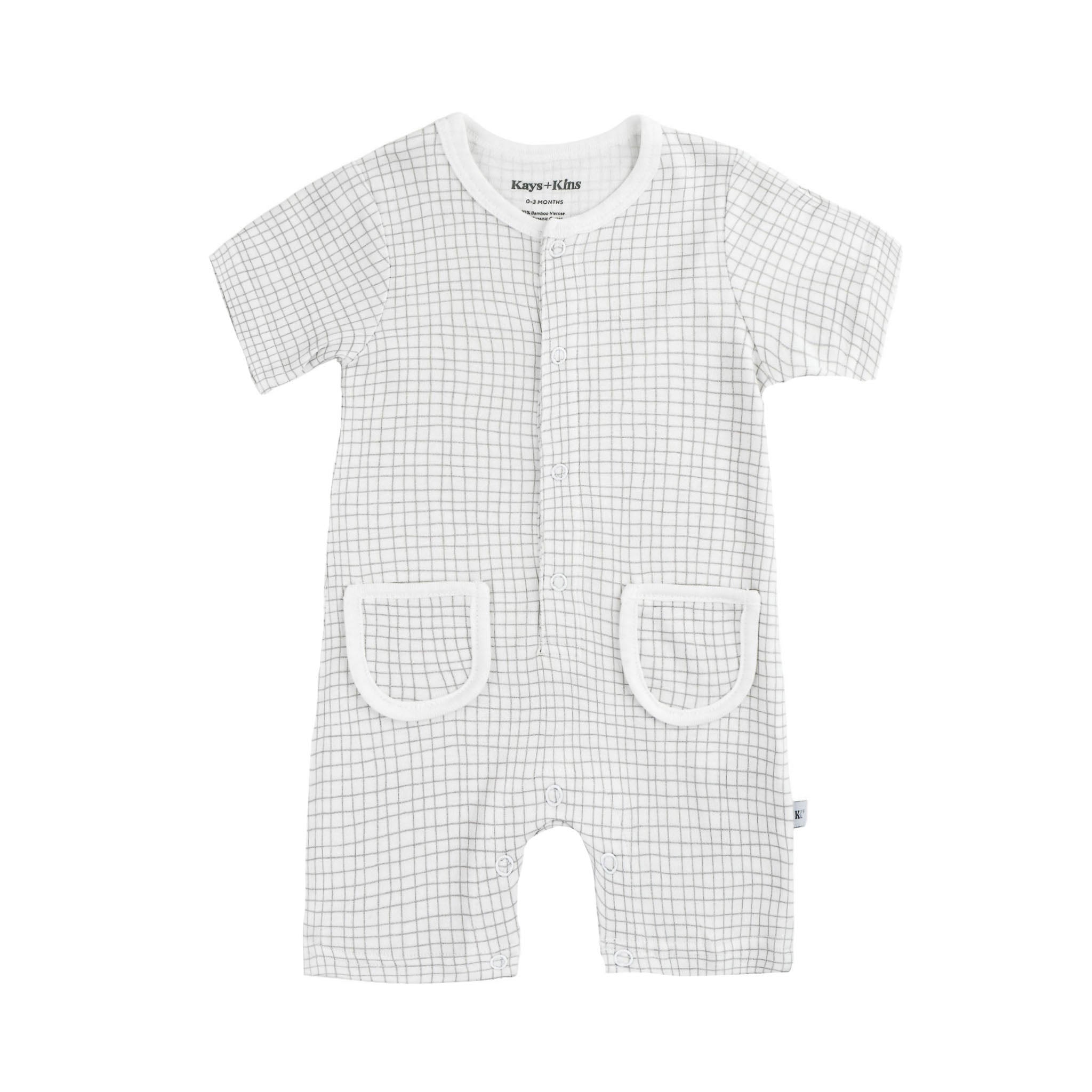 Buttoned Romper - Gridle