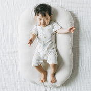 Buttoned Romper - Dinking