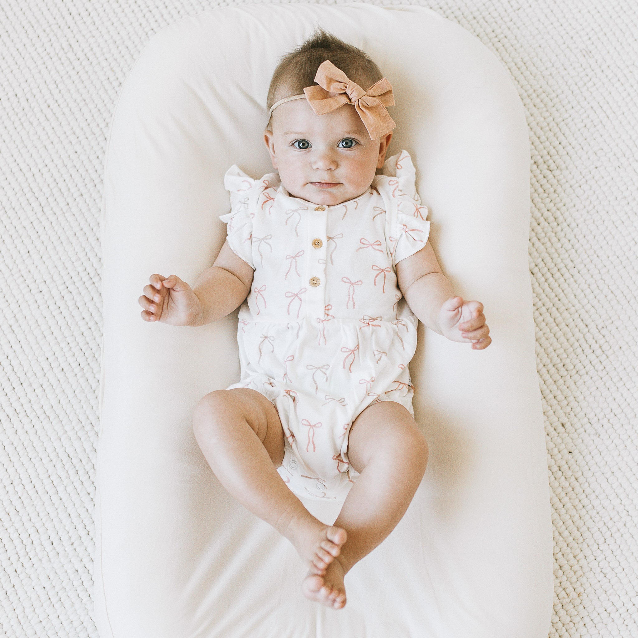 Ruffle Bubble Romper - Ribbons