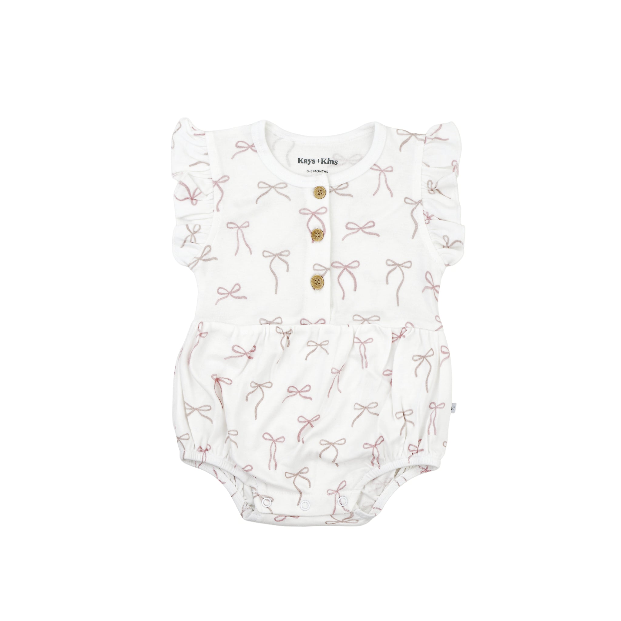 Ruffle Bubble Romper - Ribbons
