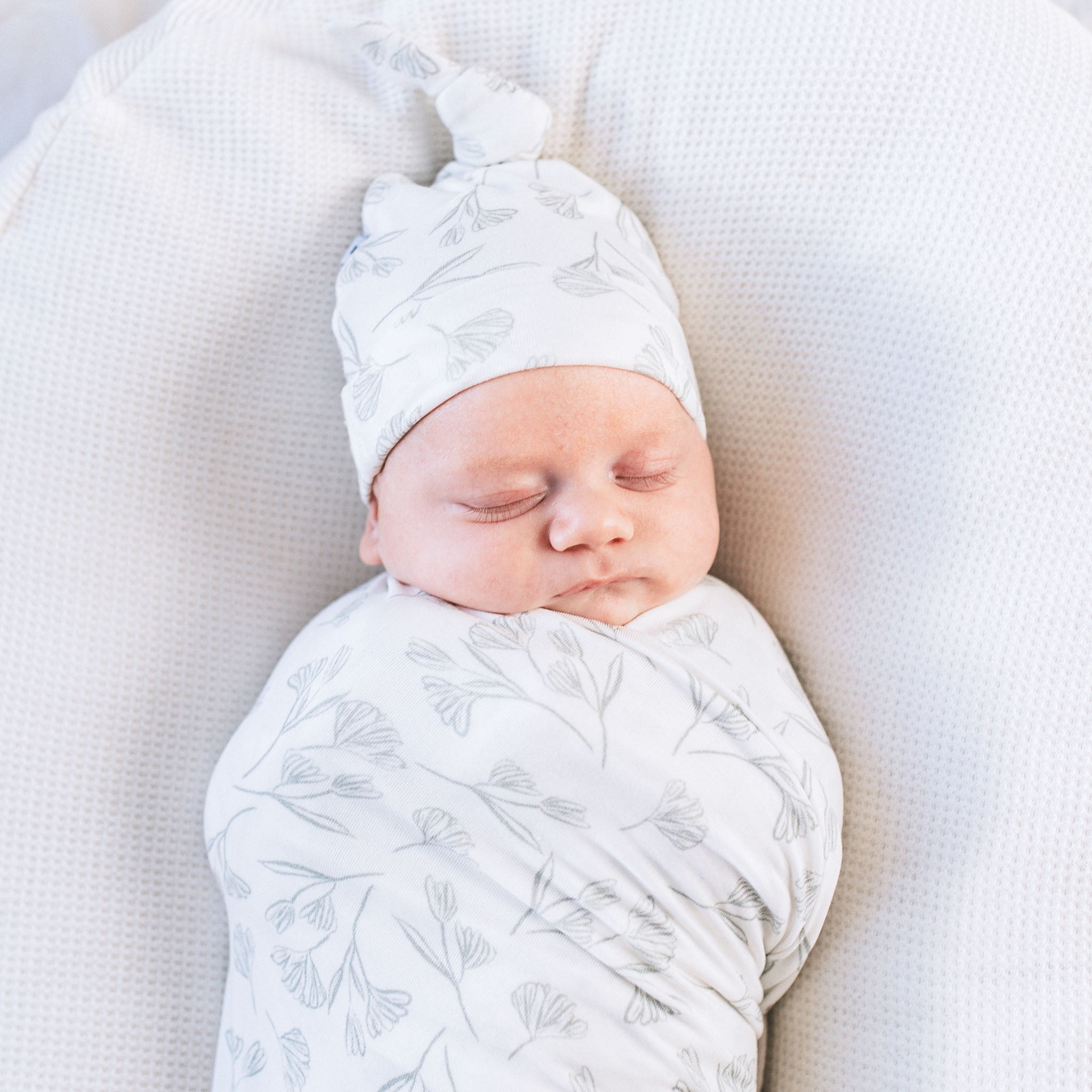 Bamboo Luxe Swaddle Set - Leafscape