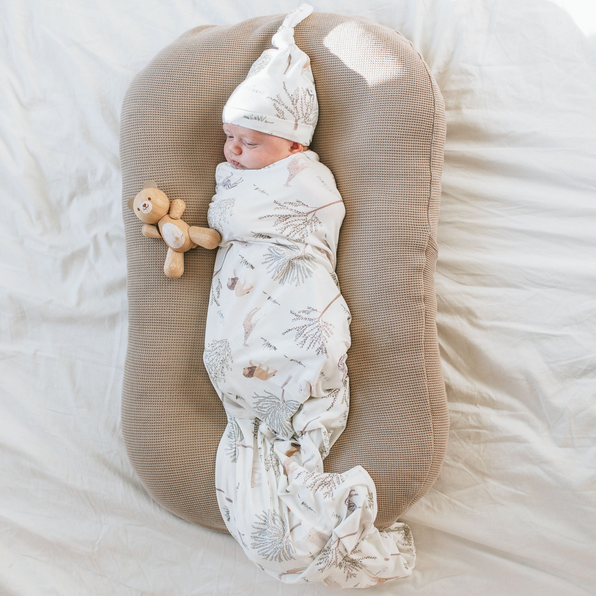 Bamboo Luxe Swaddle Set - Safari Dreams