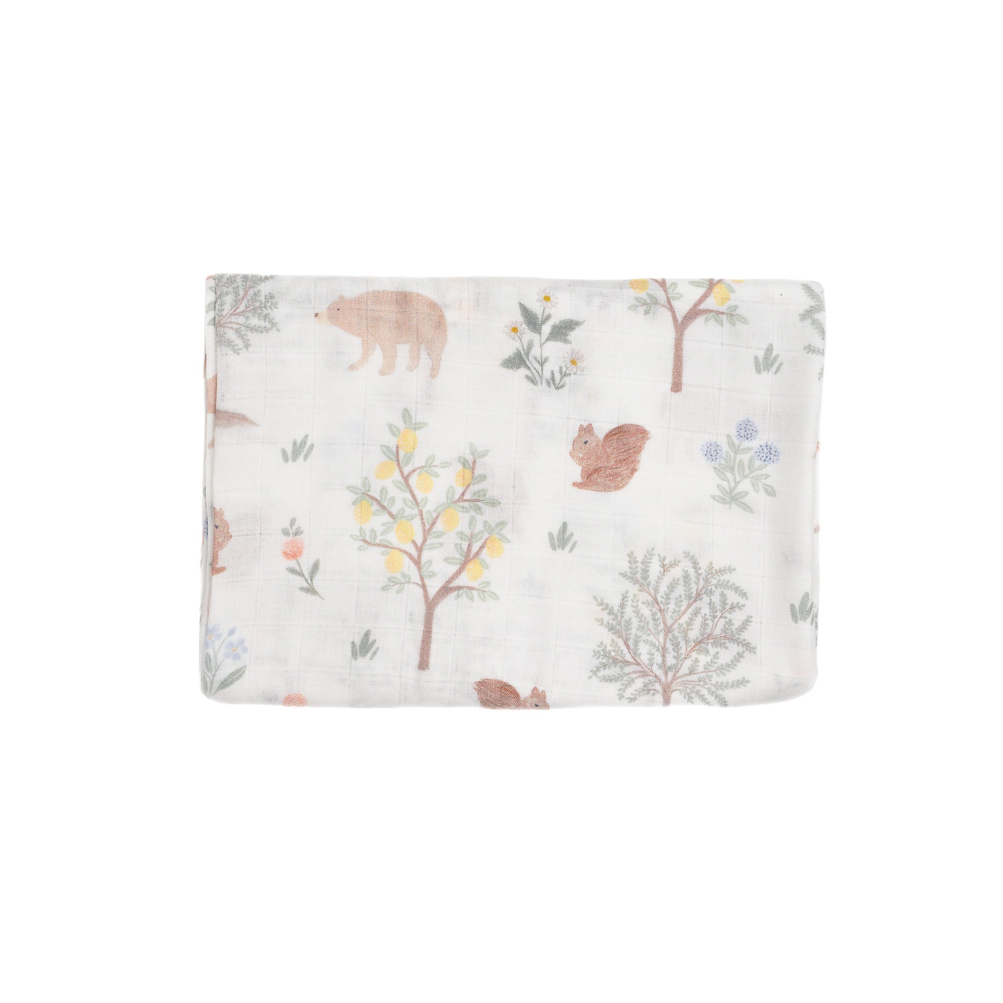 Bamboo Swaddle - Woodland Citrus